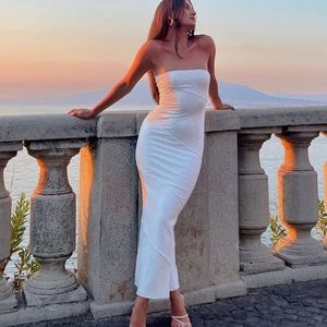 COPY - Princess Polly - Oscar Midi Dress White